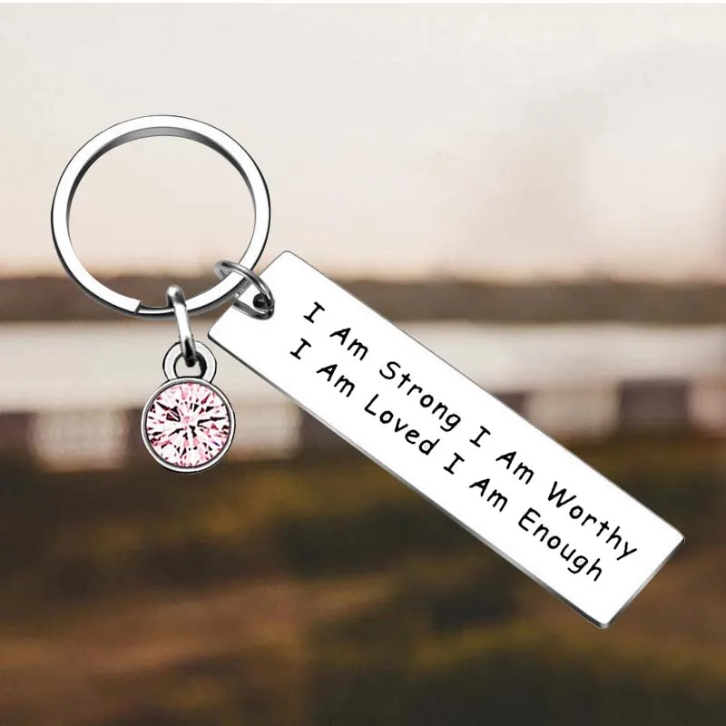 New Sobriety Gift Key Chain Ring Alcoholics Anonymous Gift keychains pendant Addiction Recovery Gift