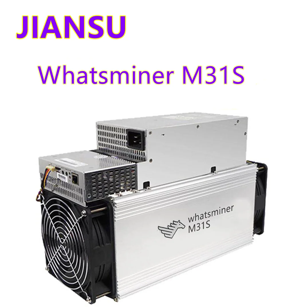 

Б/у Майнер Whatsminer M31S 76T ± 10% Bitcon BTC BCH с блоком питания лучше, чем S9 M30S M21S M20S S19 T19 S17 T17 T17e S17e T3 T2T