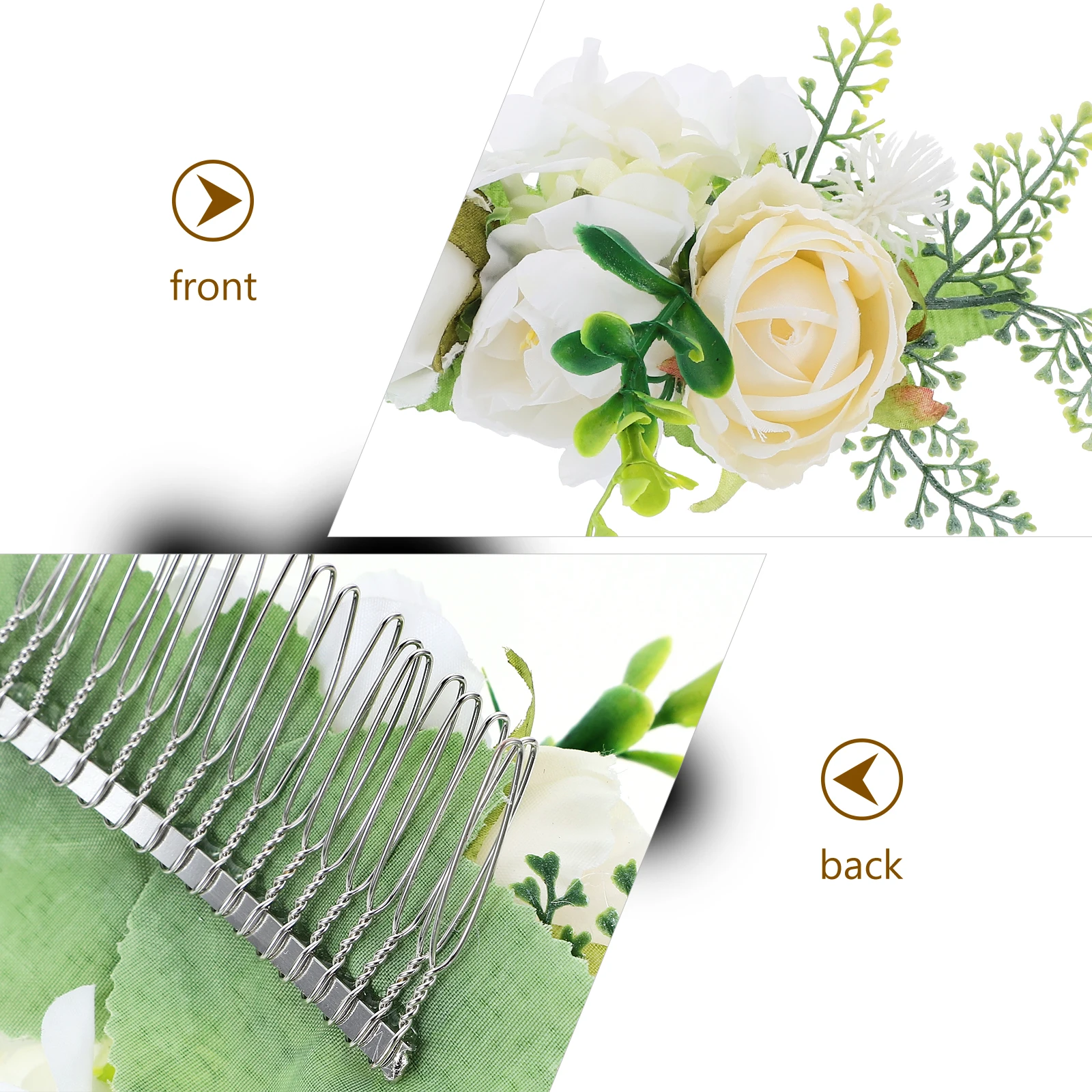 

Decorative Wedding Bridal Side Accessories For Women Flower Pin Comb Clips Elegant Hair Accessories Wedding Bridal Hair Comb