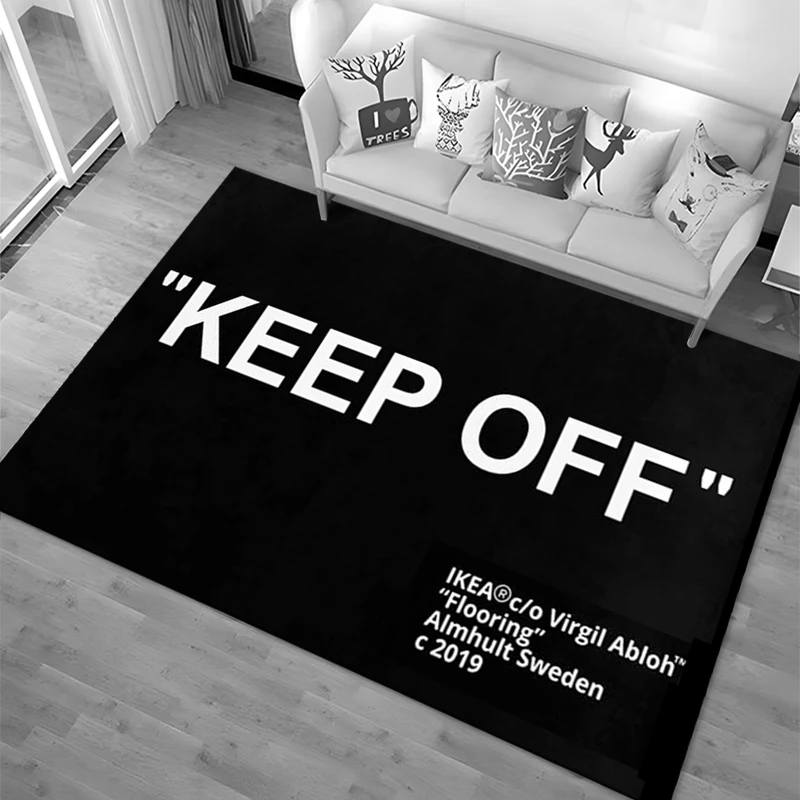 Keep Off Area Rugs 3D Printed Large Carpet for Home Living Room Rug Bedroom Decor Floor Mat Home Non-Slip Floor Polyester Rug