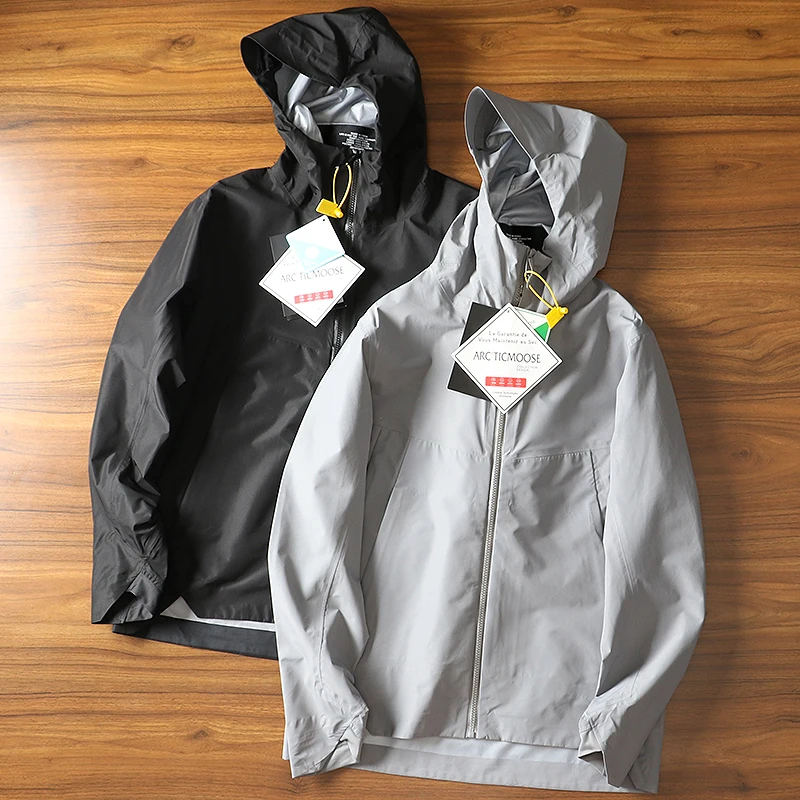 

Мужская демисезонная куртка-хардшелл с капюшоном, ветрозащитная, водонепроницаемая, с полностью проклеенными швами, молодежная модная модель