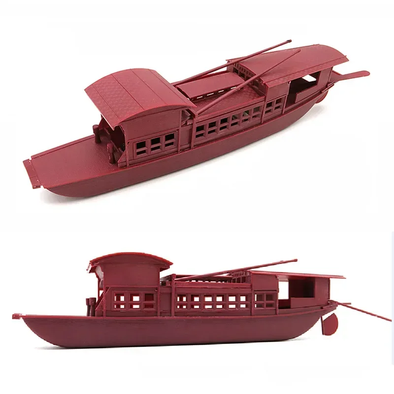 

1/48 Nanhu Red Boat DIY Пластиковая сборка Модель электрического корабля для молодежных соревнований-головоломки