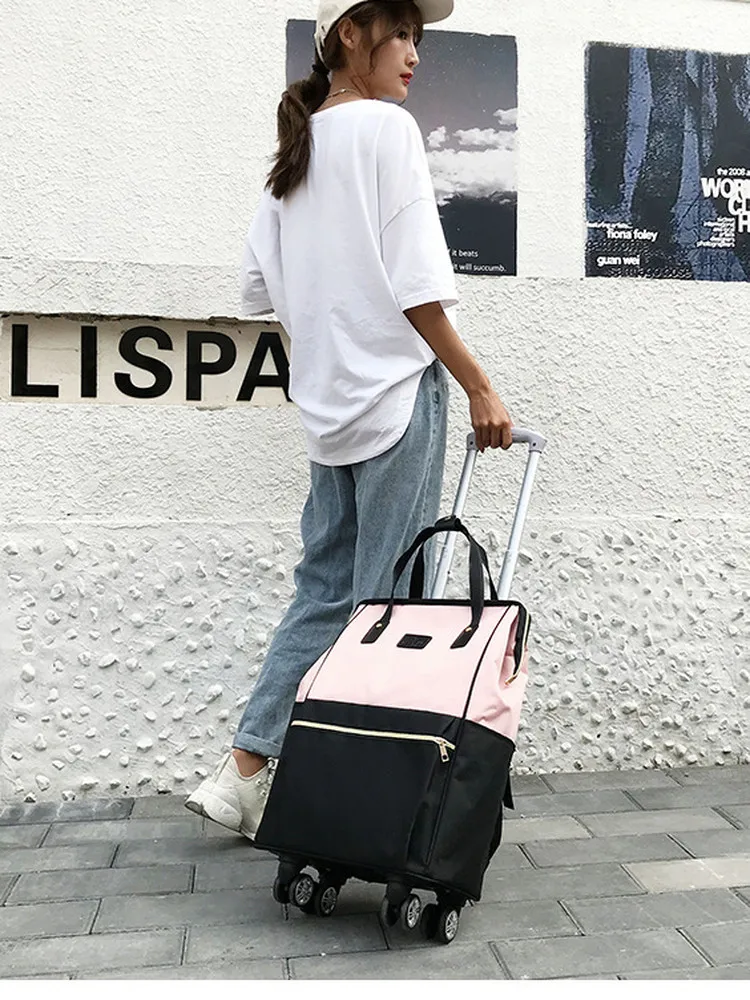 lightweight-travel-bag-with-pull-rod-ort-trip-carry-on-waterproof-ox-fabric-bag-for-youth-ex-universal-wheel-bapa