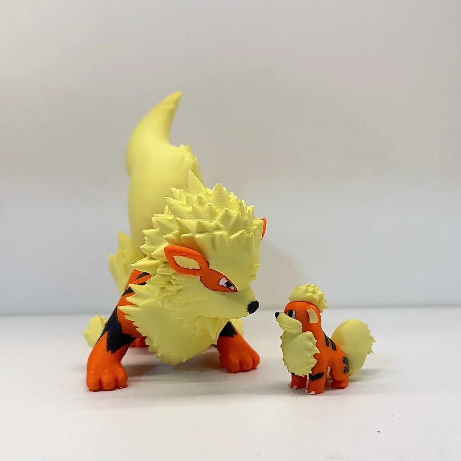 3D-Druck im Maßstab 1:20 World Shellder Growlithe Arcanine Pokémon Spiel Peripherie Modell Sammlung Desktop Ornament Dekoration