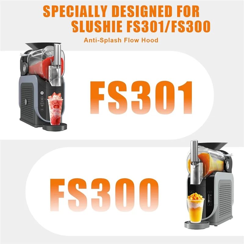 Für Ninja Slushie Machine Zubehör-Anti-Splash Flow Hood-FS301/FS300-Liquid Guide Cover
