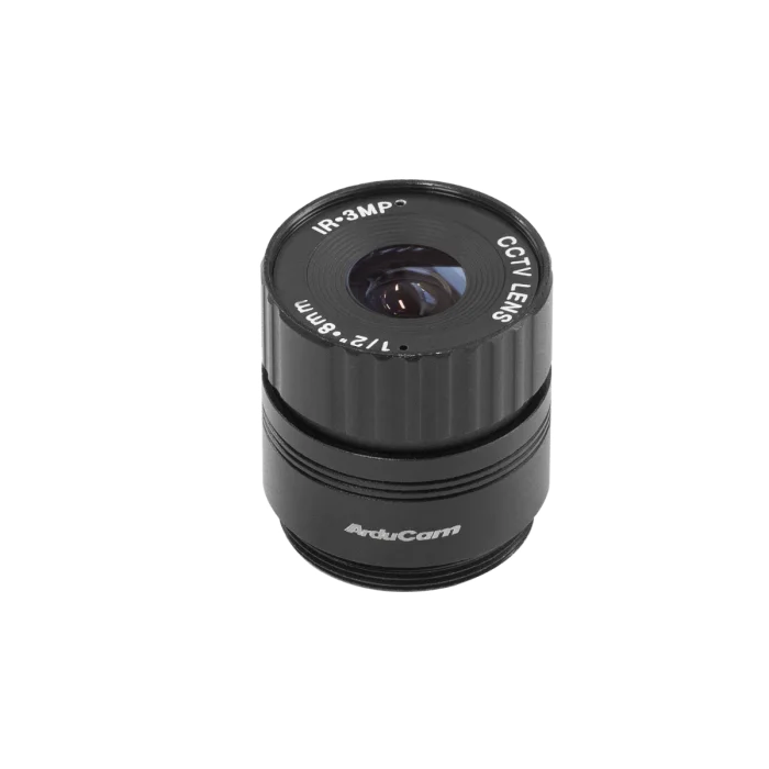 

Arducam CS-Mount Lens for Raspberry Pi HQ Camera, 8mm Focal Length with Manual Focus