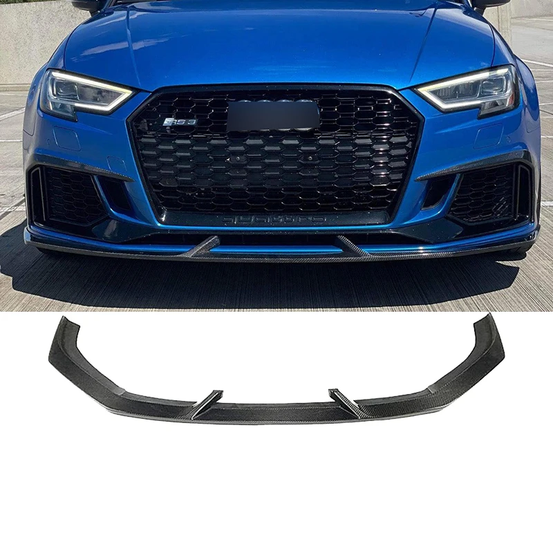 Carbon Fiber Front Bumper Lip For Rs3 2017 2018