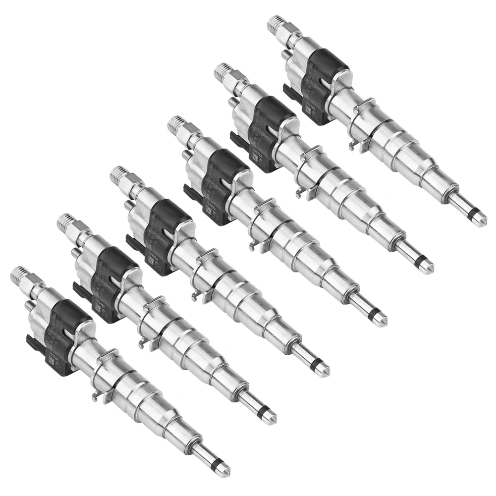 6Pcs Fuel Injectors Nozzle Car Accessories 13537585261-09 For BMW 1 Series 135i 3 Series 335i 5 Series 535xi 6 Series 650i