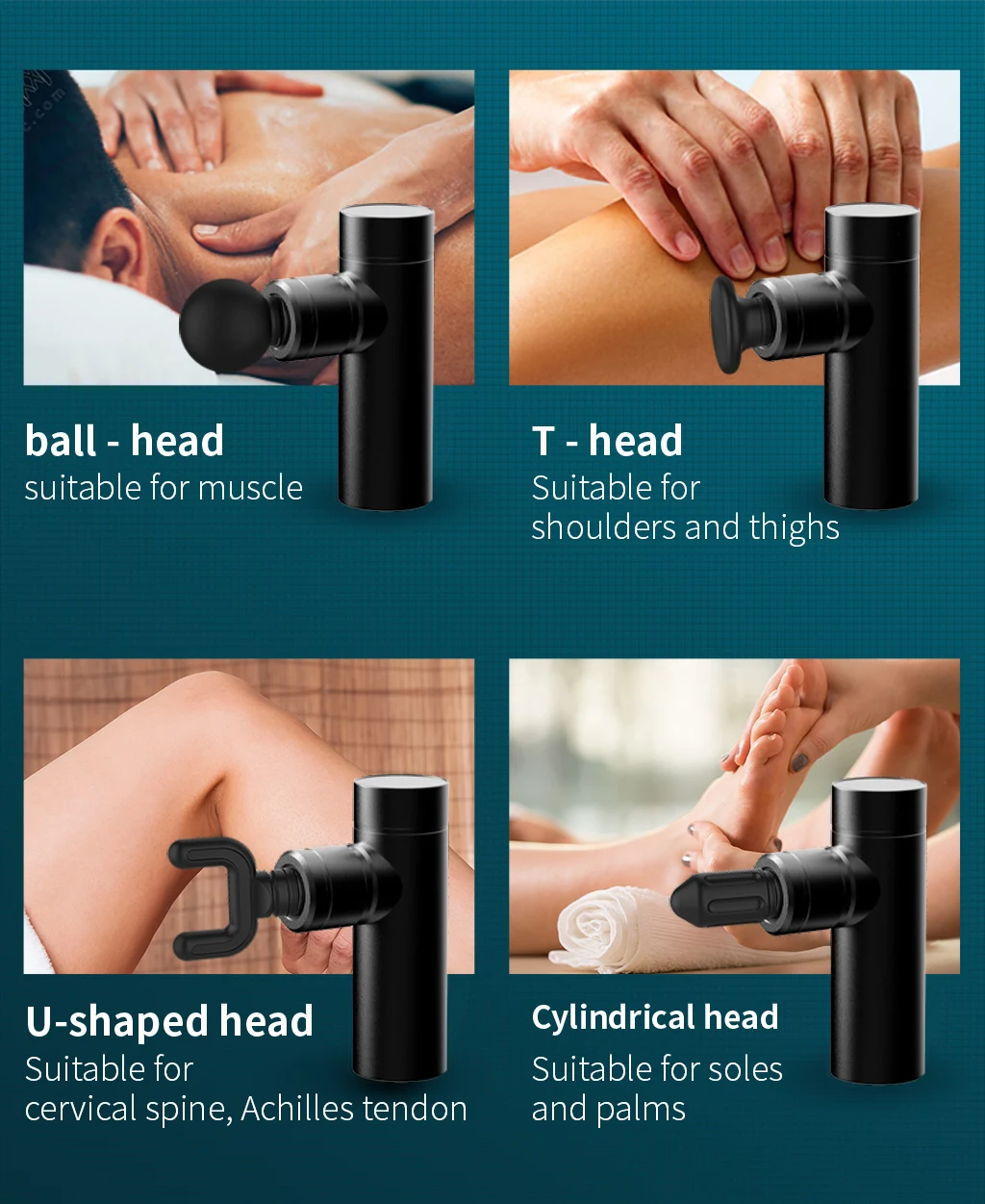 BS330 Relax Muscles Masaje Pistola Fascia Pistola Masaje Masajeador Pistola Masaje Muscular