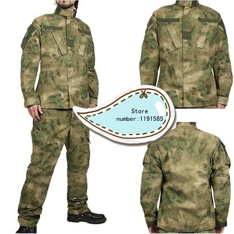 Mens Camouflage Cycling Training Uniform Coat With Pants Outdoor Cycling Climbing Hunting Clothes Men Suit