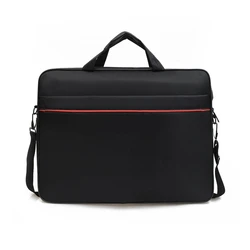 15.6 Polegada portátil bolsa ombro durável leve negócios casual escola bolsa computador notebook à prova choque transporte