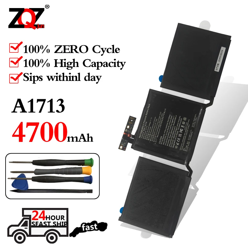 

A1713 Аккумулятор для ноутбука Apple MacBook Pro 13 дюймов A1708 2016-2017 год MPXQ2LL/A EMC2978 EMC3164 MLL42LL/A 020-00946