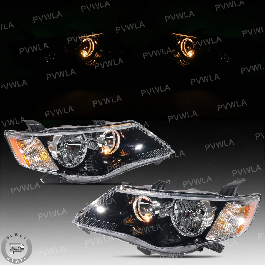 Xenon HID Headlight For Mitsubishi LHD Outlander 3.0 2007 2008 2009 Car accessories Headlamp Turn Signal Without Bulbs