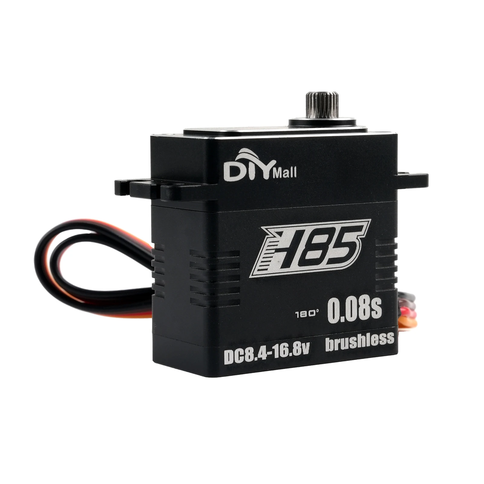 

85KG High Torque 0.08sec 16.8V Full Metal Waterproof Brushless Servo Motor 25T Steel Gear For RC Remote Climbing Car SSR H85 HV