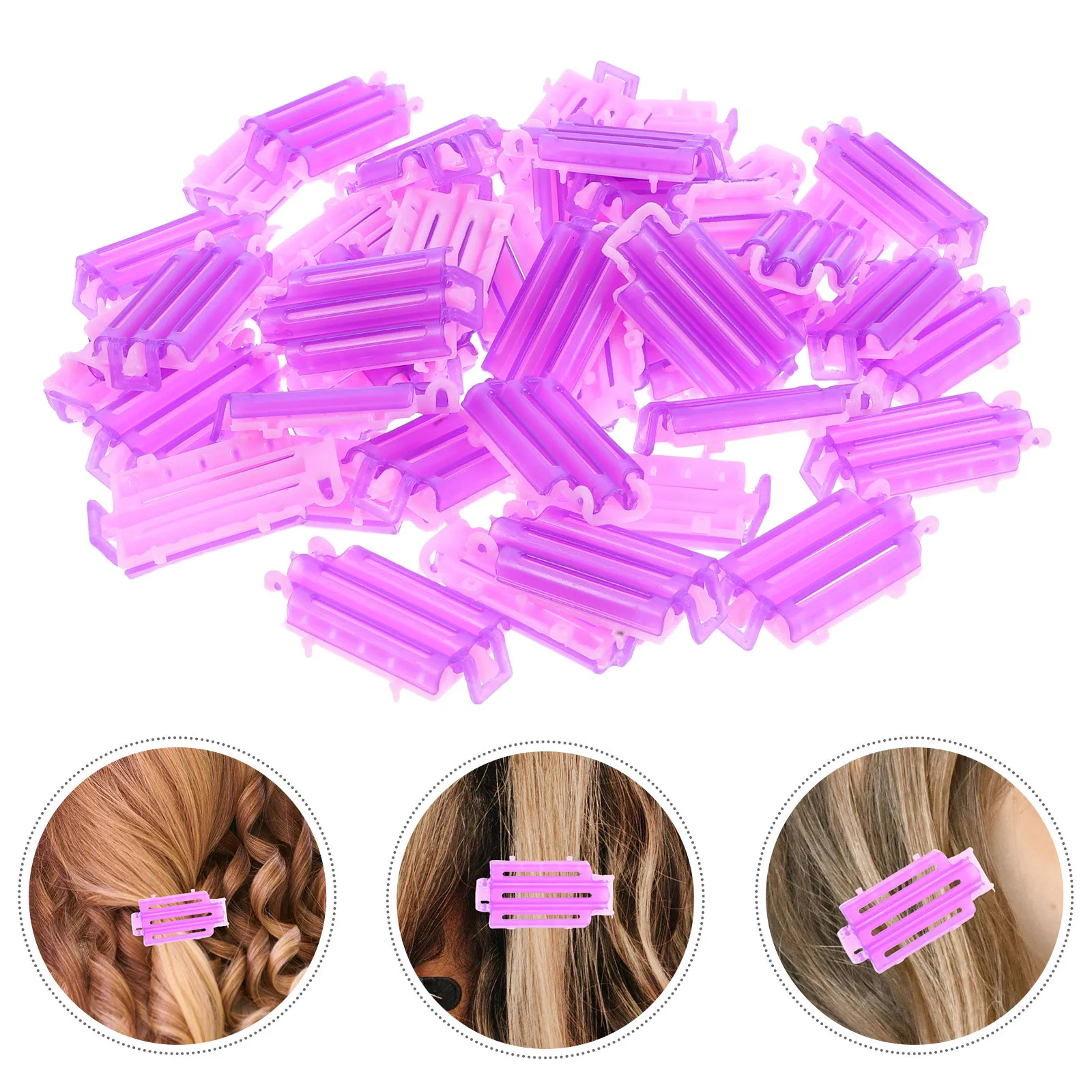 45 قطعة عصا الراتنج امرأة مموج الشعر موجة بيرم قضبان لصالون المنزل استخدام لا أضرار الحرارة تصفيف أداة امرأة مموج الشعر #1