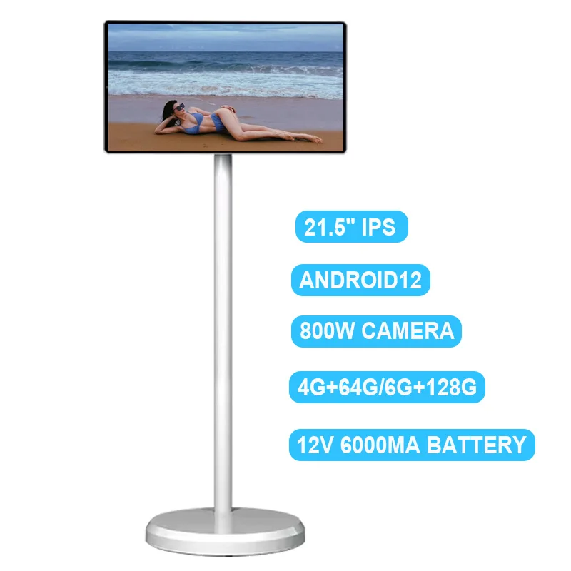 21.5 27 32 Inch Home Entertainment Lcd Wireless Touch Screen Me Tv Stand By  Android Tv With Stand