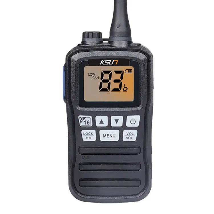 P25 5 كجم IPX7 مقاوم للماء سفينة المحيط البحر VHF تعويم لاسلكي تخاطب NOAA قنوات الطقس راديو بحري