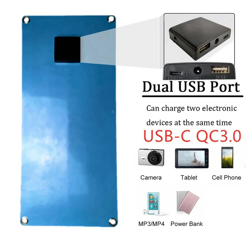 2X 300W Solar Panel 12V 5V Dual USB Controller Waterproof Monocrystalin Solar Cells Battery Charger -100A