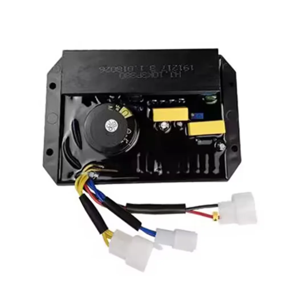Hj.10k3p380 Three-Phase Avr Diesel Generator Automatic Voltage Regulator Stabilizer Gaso Control Module 10kw 20kw 7-Wire