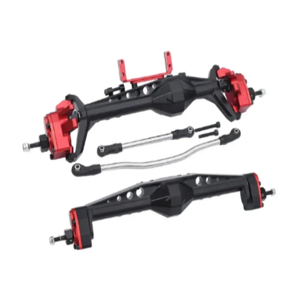 

RCGOFOLLOW Aluminum Alloy Complete Front Rear Axle Protector Rc Front Rear Axle For 1 10 Rc Front Rear Axle Axial Capra