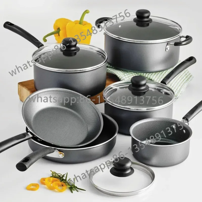 Non-stick cookware set, 10-piece kitchen utensils, pots, pans and utensils factory direct sales