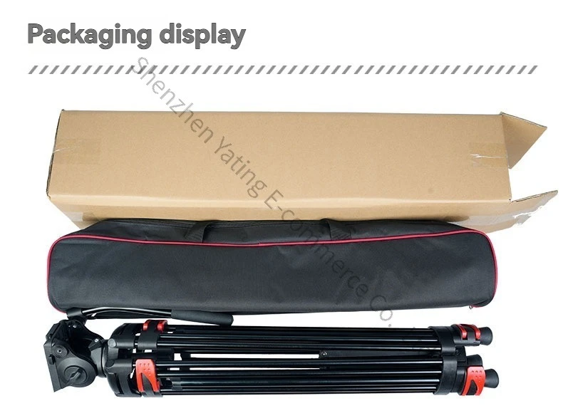 Video and Television Live Broadcast Tripod 1.8m Portable Hydraulic PTZ SLR Camera Tripod New Professional Photography