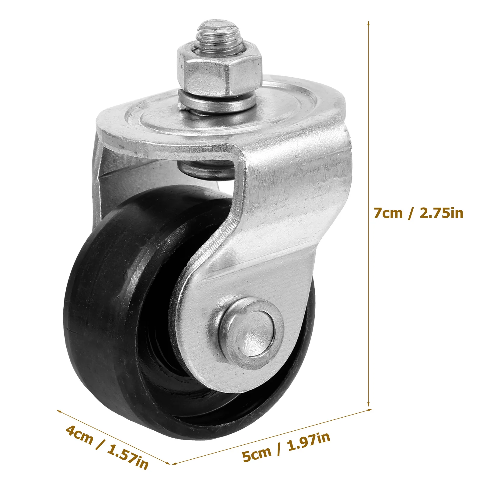 Car Jack Front Wheel Accessories Auto Horizontal Caster Wheels Floor Casters Parts Work