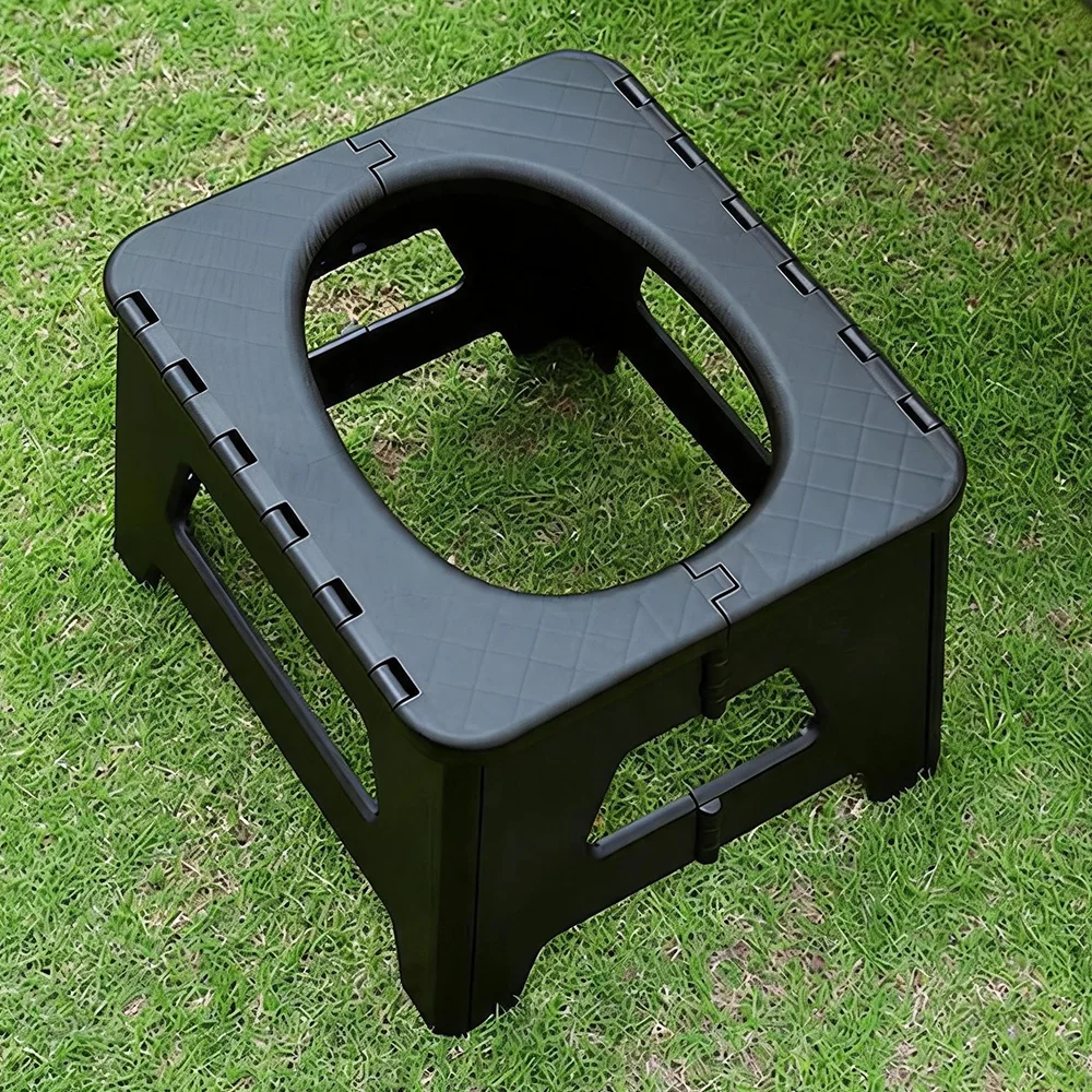 Sac à ordures pour toilettes mobiles portables, sac à ordures d'urgence en matériau PP, capacité de 300 lb, housse à sangle pliable, 0,98 kg, adapté aux voyages sur route, à la plage, au camping, à la pêche, à la randonnée, au bateau