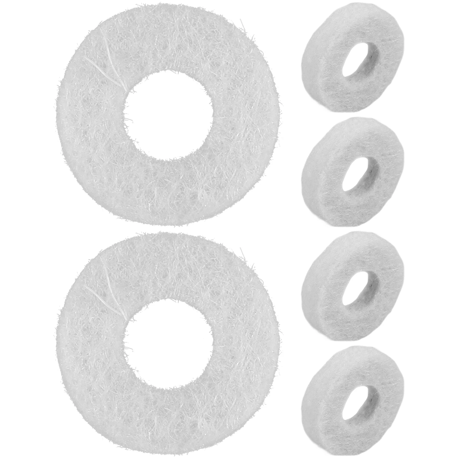 

6 Pcs Button Felt Instrument Accessory Pad for Keys Musical Accessories Washers with Holes Gaskets