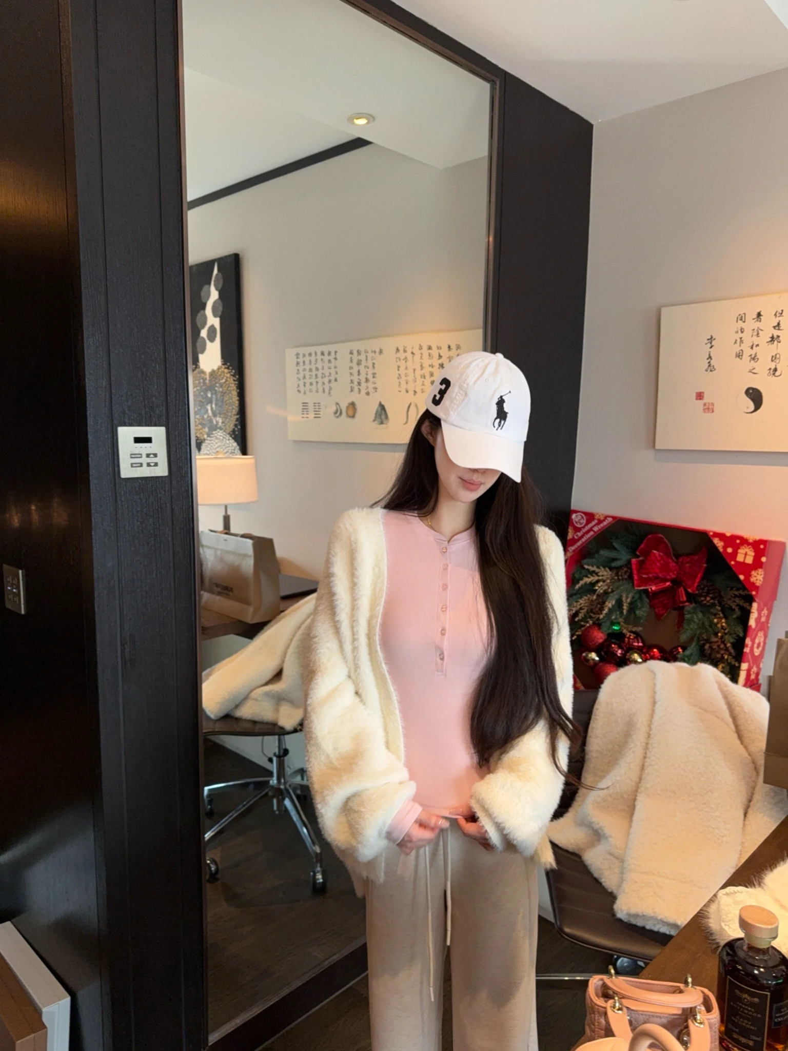 JAMAIS VU Short Plush Smooth like Real Mink Velvet Wear-resistant Washable Open Cardigan Coat for Women's Daily Wear