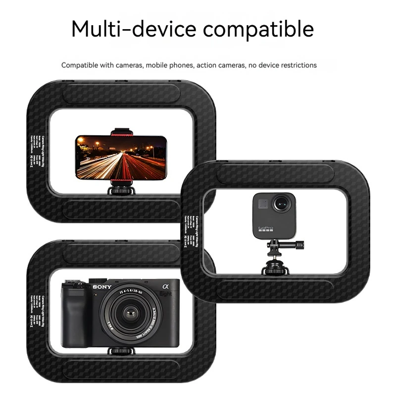 مصباح قفص أرنب قابل لإعادة الشحن، ضوء تعبئة محدد للبث المباشر في الهواء الطلق، مصباح تصوير الطعام، ضوء تعبئة الفيديو للتصوير الفوتوغرافي