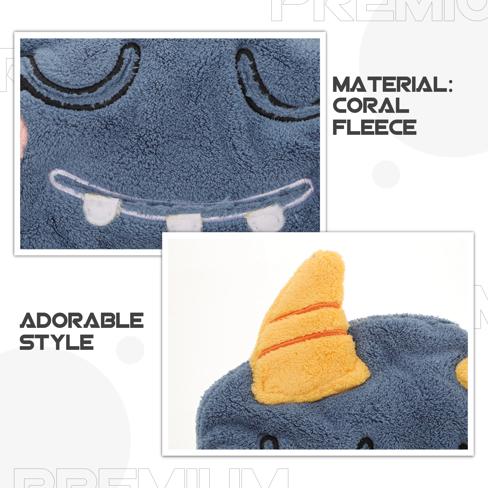 

Face Towel Mask Coral Fleece Cartoon Hot Compress Steamer Women Beauty Supplies Facial Skincare Adjustable Strap Soft