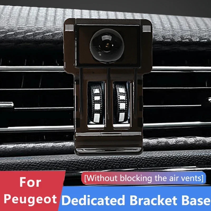 Car Phoner Holder Stand Bracket Mount Dedicated Fixed Base Collocation For Peugeot 3008 4008 5008 508 408 308 2010-2022