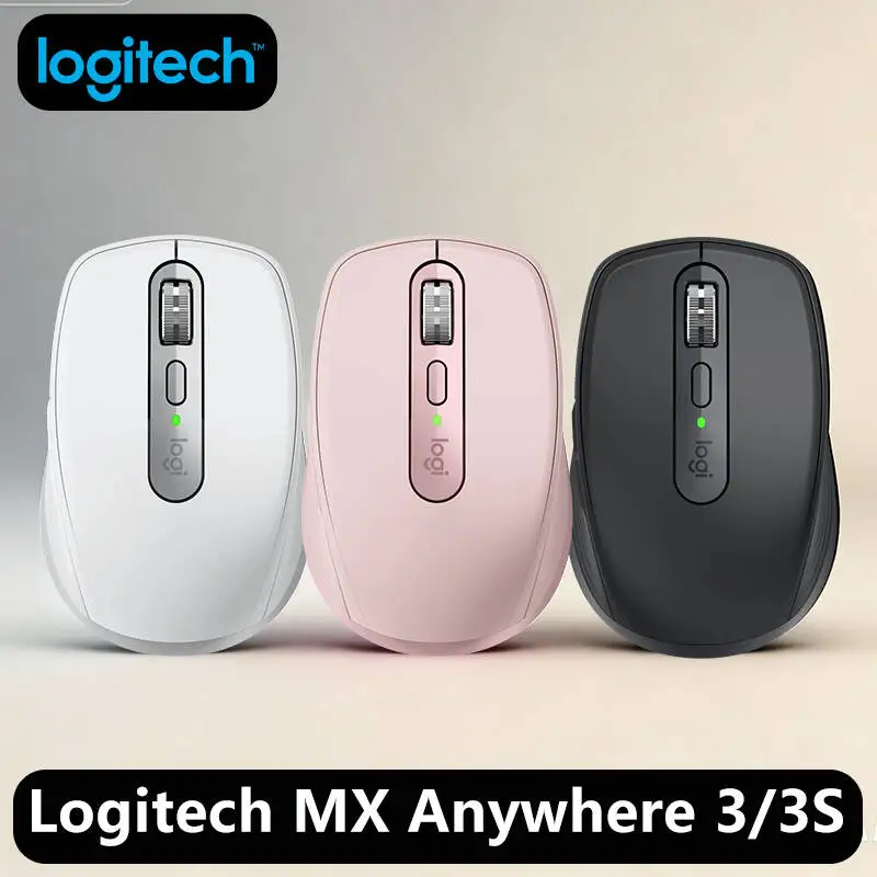 

Logitech MX Anywhere 3/3S, 90% Quieter Clicks, 3-Device Switch, Any Surface Tracking, Ideal for Creators