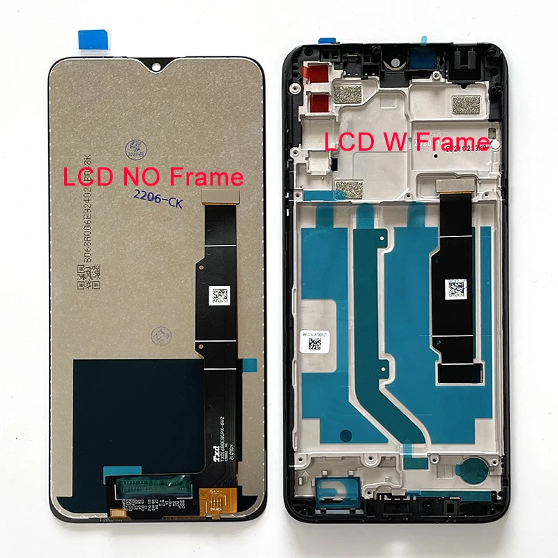 

6.82"Original New For TCL 20 SE T671H LCD Screen Display Touch Panel Digitizer For TCL 20SE T671F LCD Frame Assembly Repair Part