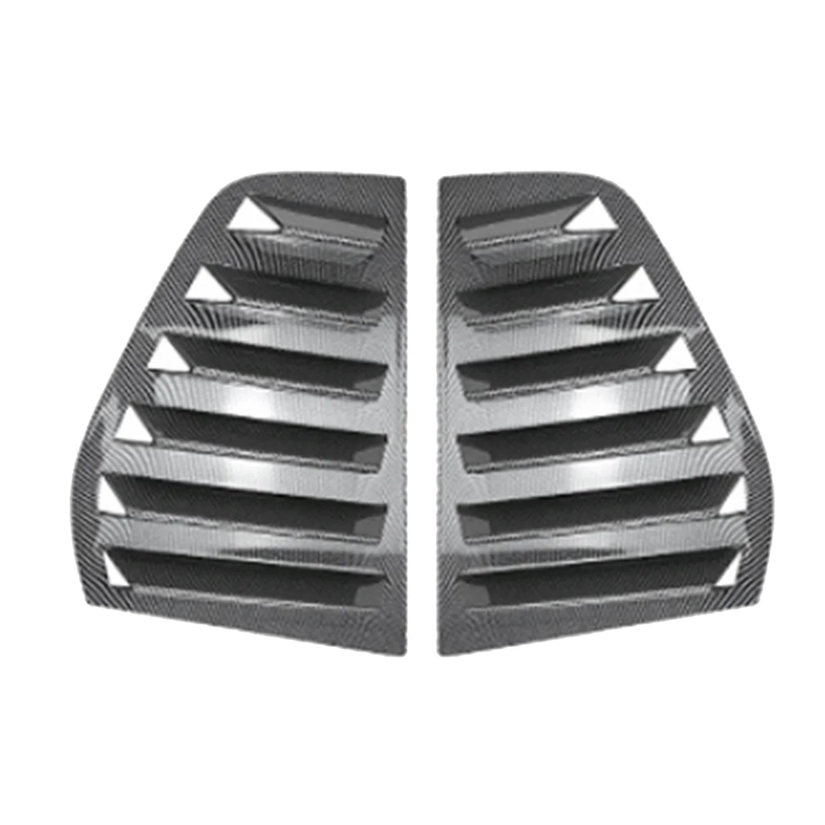 

Car Rear Window Louver Shutter Trim Cover for VW Golf MK5 2003-2008 Air Vent Scoop Shade Decorate Carbon Fiber