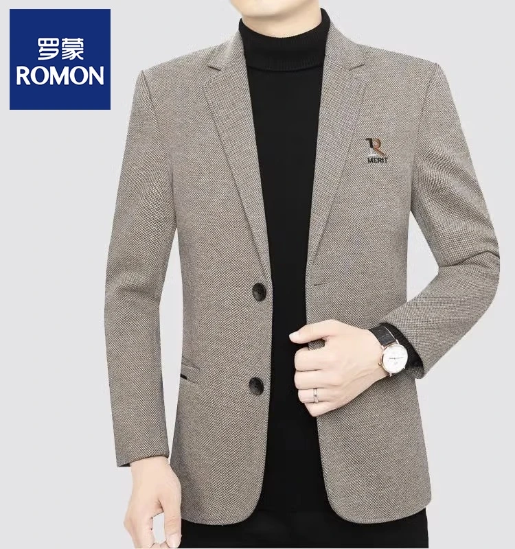 

Мужская повседневная приталенная куртка Rn Casual Tailored 2024: Новинка весна-осень, легкая, роскошная, деловая повседневная верхняя одежда для мужчин