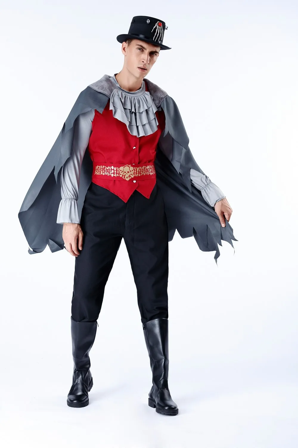 Cape de Vampire de la mort, Costume de carnaval pour hommes et femmes adultes, déguisement de groupe de fête