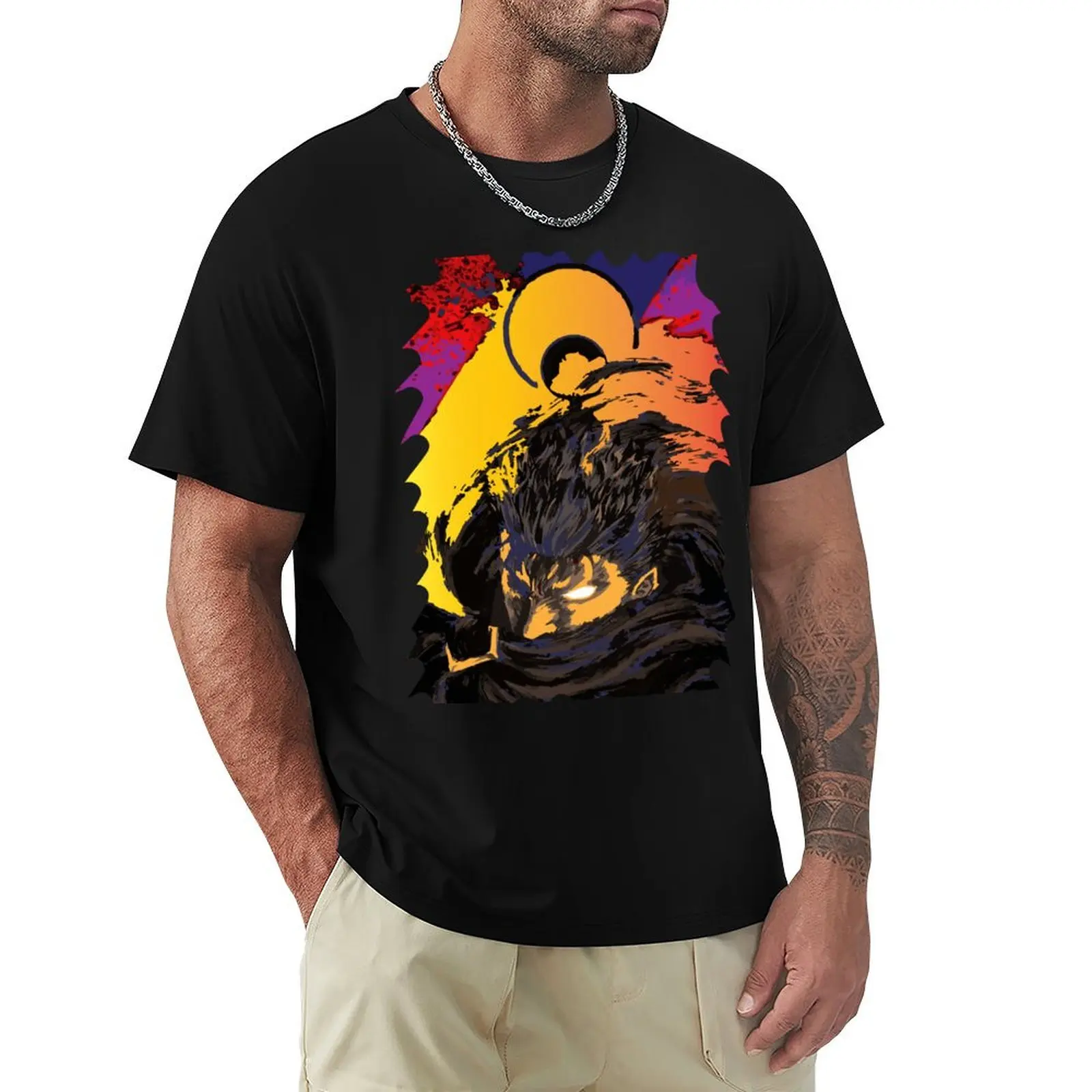 

Ethereal Wrath: Abstract Manifestation of the Furious Warrior T-Shirt clothes vintage graphic tee funny t shirts men