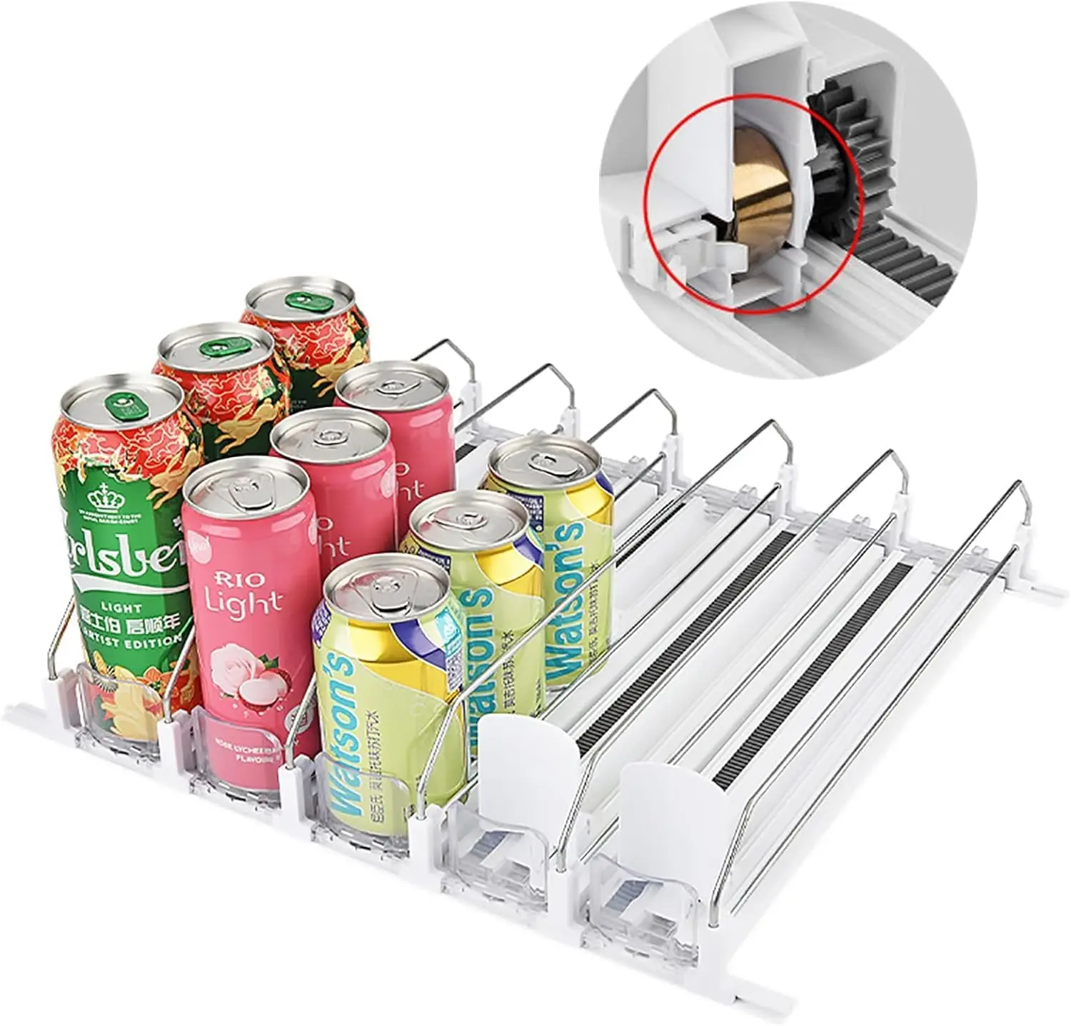 

Модернизированный органайзер для напитков, регулируемый скоростной демпфер для холодильника