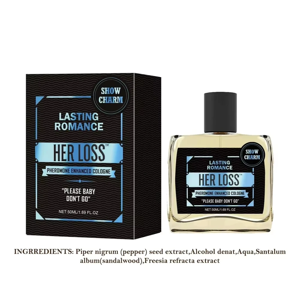 عطر لها الخسارة 50 مل عطر رجالي خام جاذب وثقة بخاخ رائحة لا يقاوم يدوم طويلاً