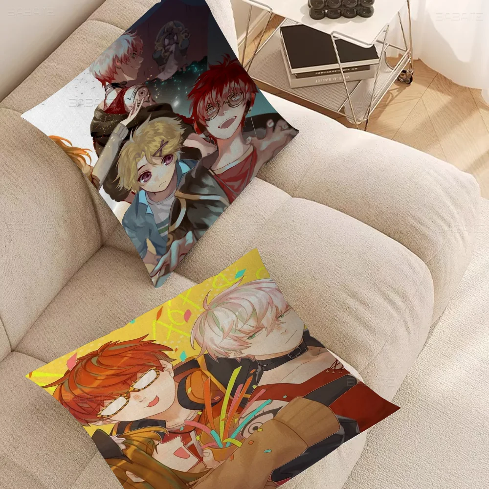 Mystic Messenger Personalized Picture Text Home Decorative Pillows Household Gifts 45x45cm