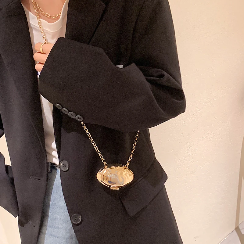 Mini Lipstick Bag Decorate Women\'s Shoulder Bag Chain Crossbody Bag Designer Handbag and Purse Fashion Shell Bag Female Clutchs