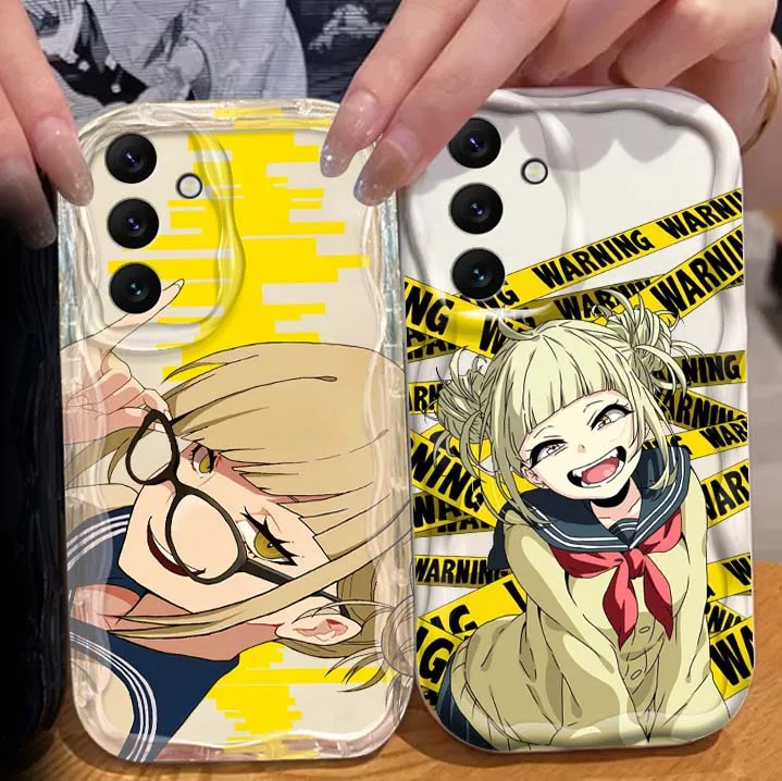 

A-Academys H-Himiko T-Toga For Samsung A73 A72 A71 A56 A55 A54 A53 A52 A51 A32 A36 A26 A25 A13 A14 5G Wave Oil Phone Case