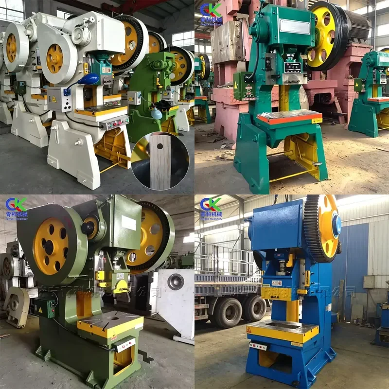 CE Certification 400kN Mechanical Power Press 100mm Slider Stroke 50 Times/min Stamping Frequency 2.5Ton Weight for Metal