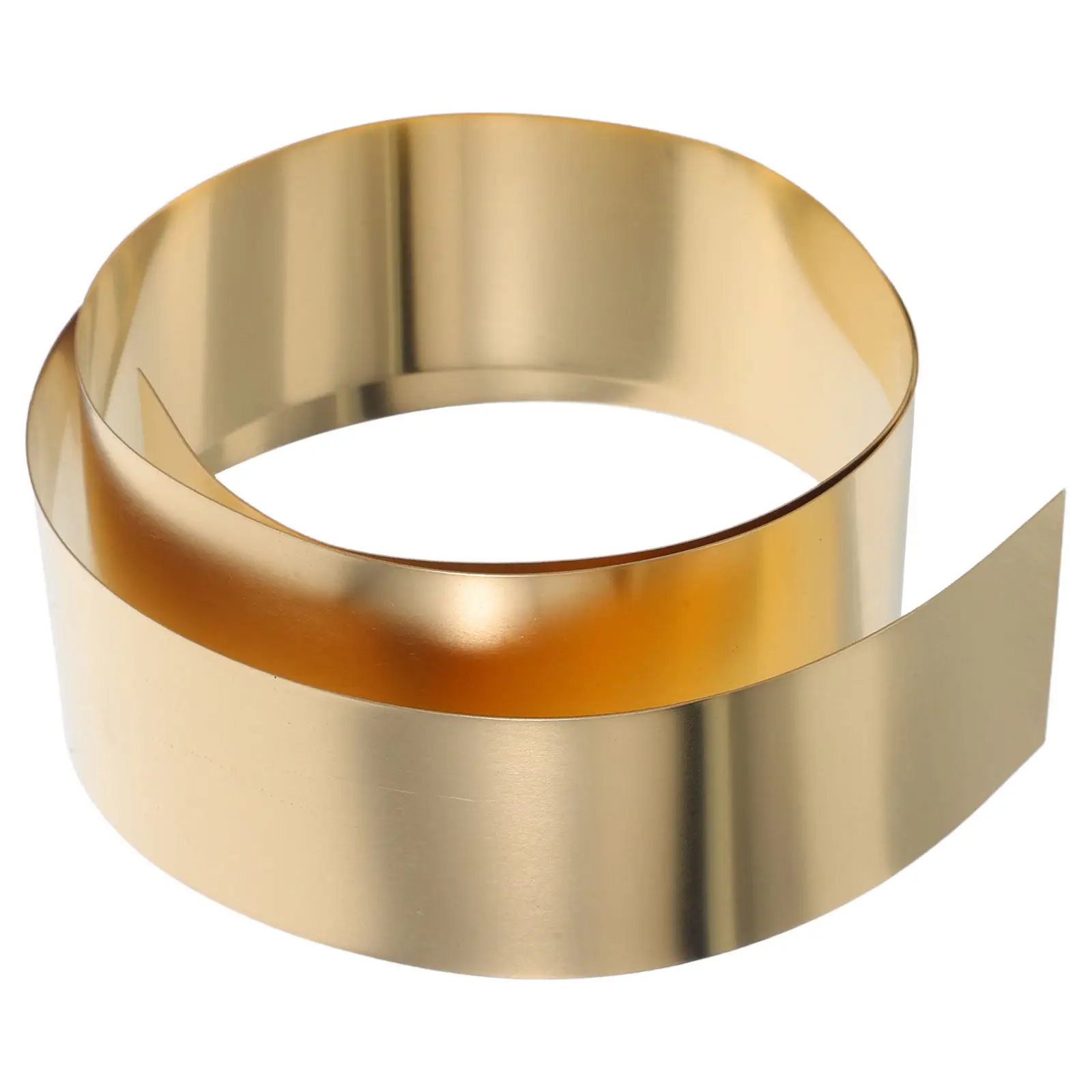 1 Roll Brass Strip Roll Thin Brass Foil Sheet for Jewelry Making Crafts Copper Sheet Water Plumbing Pipe Fittings