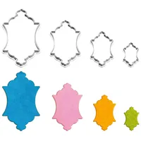 Four Specifications Cartoon Nature and Life,Crescent Pendant Light,Plastics Moulds,Cake Fondant Tool,Cookie Sushi Fruit Cutter