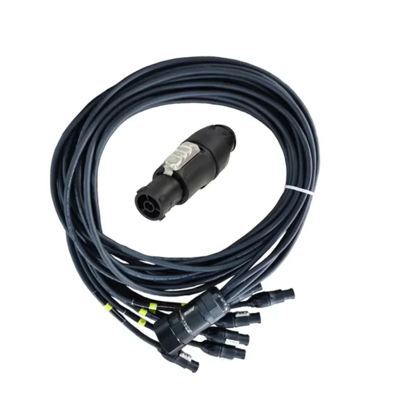 Split Extension Cord 19pin Male Socapex Head Split To 6units Of IP67 Waterproof Neutriker Connectors Power Cable