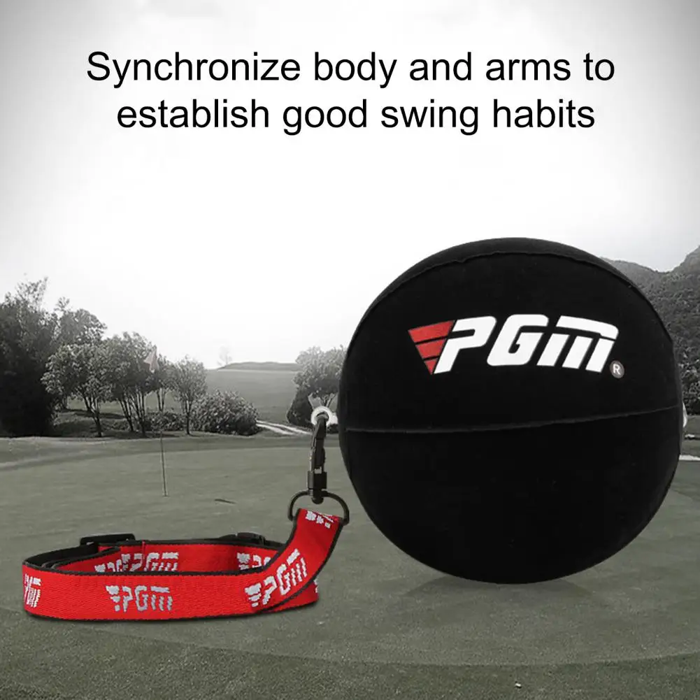 Trening swingu golfowego piłka golfowa PGM PVC regulowana piłka dmuchana stałe ramię korektor postawy miotacz do ćwiczeń pomocniczych akcesoriów