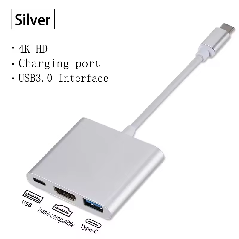 3 IN 1 USB C-HDMI 어댑터